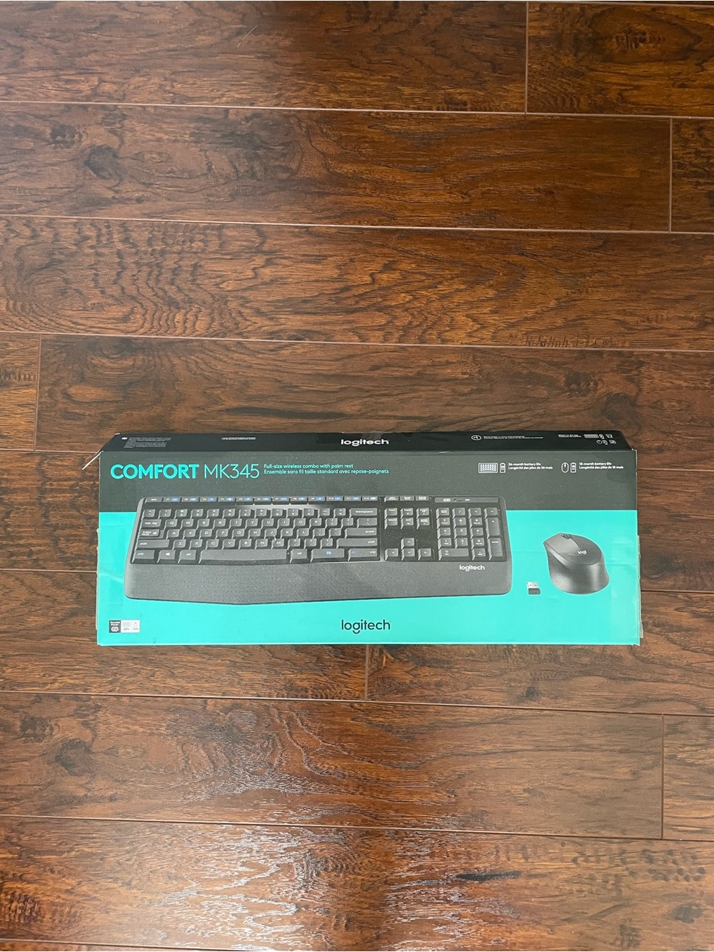 Brand New - Logitech MK345 Full Size Wireless Keyboard and Mouse Combo - Black